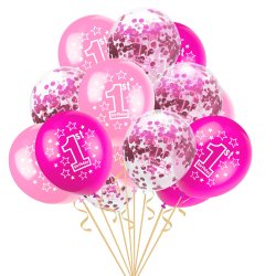 12''(30CM) 1 �r gammel ballon konfetti papir s�t
