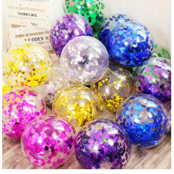 12&Prime; (30cm) konfetti ballon  7 stk