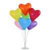 12″ (30cm) mat latex hjerte ballon (7 stk)