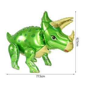 Selvstativ dinosaur ballon med bevgelige ben 