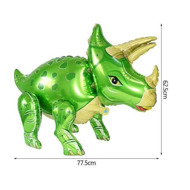 Selvstativ dinosaur ballon med bevgelige ben 