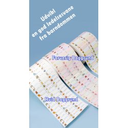 Navnemrket - klistermrker til ting  (50stk)