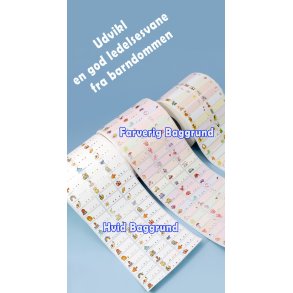 Navnemrket - klistermrker til ting  (50stk)