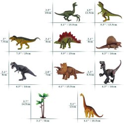 Dinosaur-tema leget�ppe med opbevaringsboks