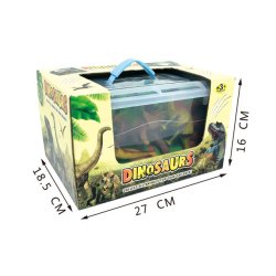 Dinosaur-tema leget�ppe med opbevaringsboks