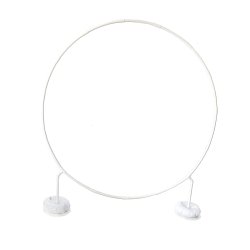 Cirkel Backdrop Hvid