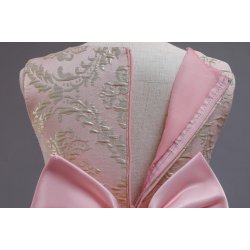 Festkjoler - Fluffy Blomst - Lyserd