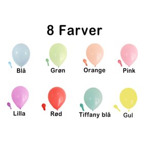 10″ (25cm) Macaron ballon (100stk)