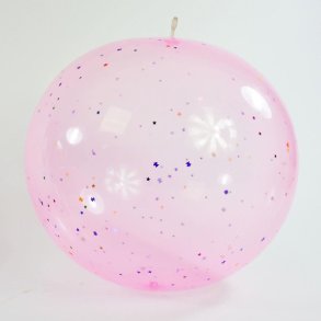 50 CM Gummi Ballon-Konfetti