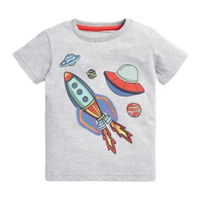 T-shirt med tryk - Space