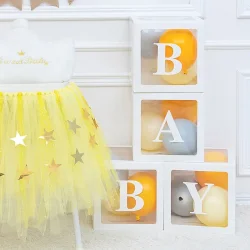 Baby Ballonkasser Hvid