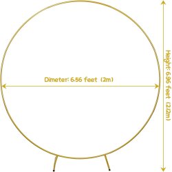 Cirkel Backdrop Guld