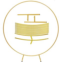 Cirkel Backdrop Guld