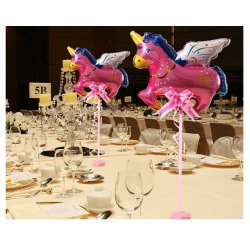 Folieballon Stang med Base