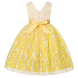 Festkjoler - Blonder med sne -gul