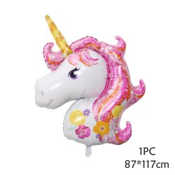 Folieballon Enhj�rning 87x117CM