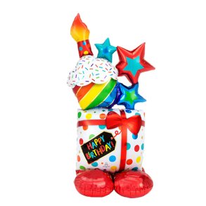 Folieballon Fdselsdagsgave 127cm