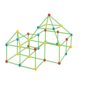 Fort byggest/ Slotte tunneler telte kit /Gld i mrket fort byggest 128dele