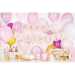 Garland Til F�dselsdagen 16 x 20 cm - Pink