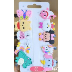 H�rsp�nder med s�de m�nstre - 10 stk