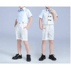 Skjortest - 4 dele  (skjorte, butterfly, shorts, seler)