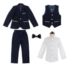 Jakkest til brn sort- 5 dele