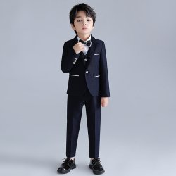 Jakkest til brn sort- 5 dele