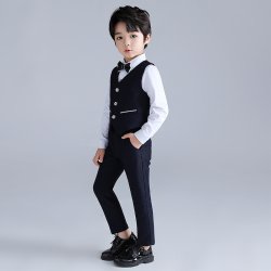 Jakkest til brn sort- 5 dele