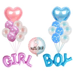 Gender Reveal / K�nsafsl�rende ballons�t