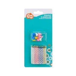 Magiske f�dselsdagslys 4 farver, 6 cm