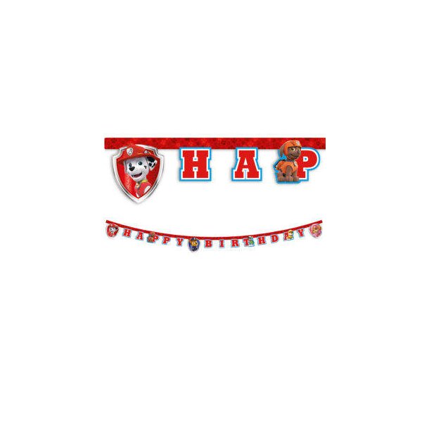 Paw Patrol Fdselsdags Banner