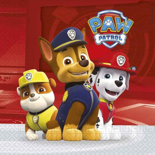 Paw Patrol Serviet - 20stk