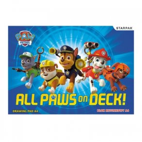 Paw Patrol Tegneklods,  A4,  20 Ark