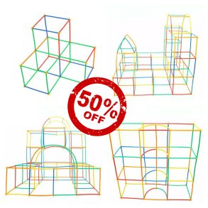 Straws & Connectors byggest (SPAR50%)