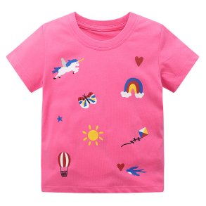 T-shirt med tryk -blandet