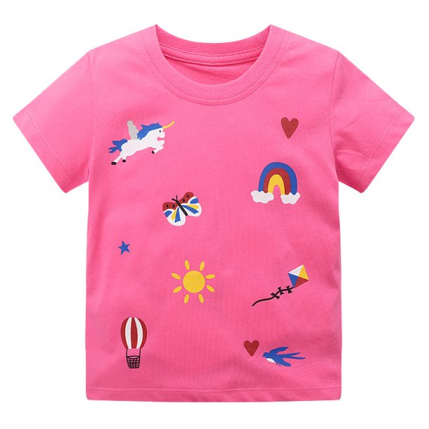 T-shirt med tryk -blandet