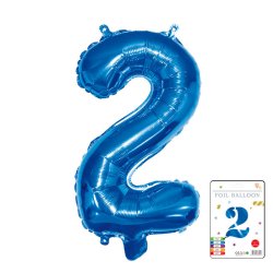 Tal Folieballon Metallisk Bl�