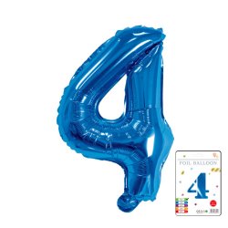 Tal Folieballon Metallisk Bl�