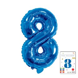 Tal Folieballon Metallisk Bl�