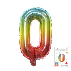 Tal Folieballon Regnbue