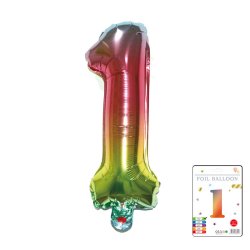 Tal Folieballon Regnbue