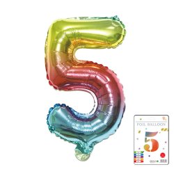 Tal Folieballon Regnbue