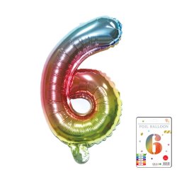 Tal Folieballon Regnbue