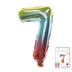 Tal Folieballon Regnbue