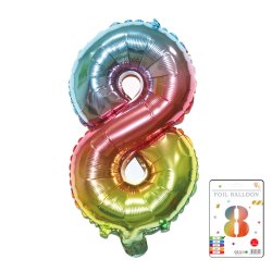 Tal Folieballon Regnbue