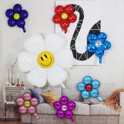 Tusindfryd Folieballon Hvid