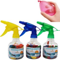 Vandbombepumpe 17x7cm med 50 vandballoner