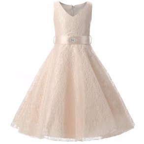 WAC Elegant Prinsesse Festkjole - Blonde