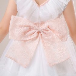 Prinsesse Brudepigekjole/Balkjole med Tyl Blomster - Hvid