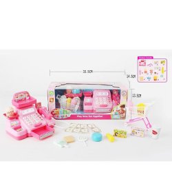 Kasseapparat med lys og lyd